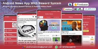 Andro News - Android News App With Reward System