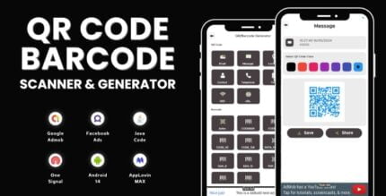 QR Code Barcode Scanner Generator with AdMob Ads Android