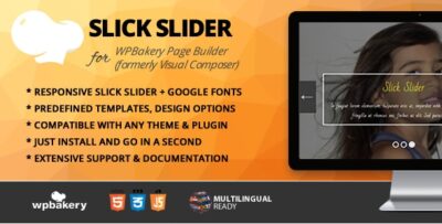 Slick Slider Addon for WPBakery Page Builder