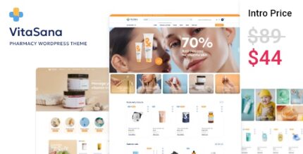 VitaSana - Pharmacy & Medical Store WordPress Theme