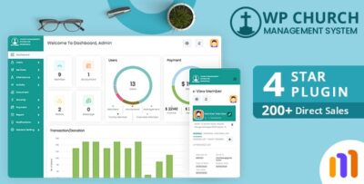 WPCHURCH - Church Management System for Wordpress