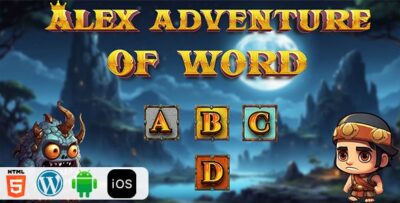 Alex Adventure of Word - HTML5 Game