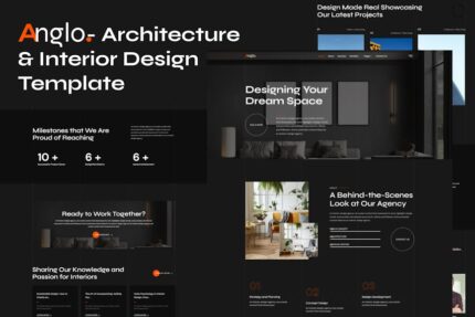 Anglo - Architecture & Interior Design Elementor Template Kit