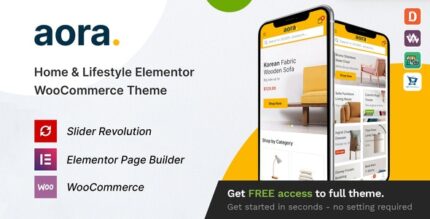 Aora - Home & Lifestyle Elementor WooCommerce Theme v1.2.24