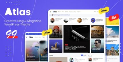 Atlas - Creative Blog & News WordPress Theme v2.0.9