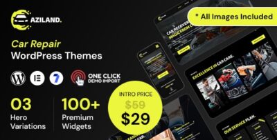 Aziland - Car Repair WordPress Themes