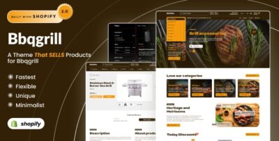 Bbqgrill - BBQ & Grill Machine Shopify 2.0 store