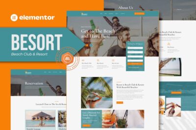 Besort - Beach Club & Resort Elementor Template Kit