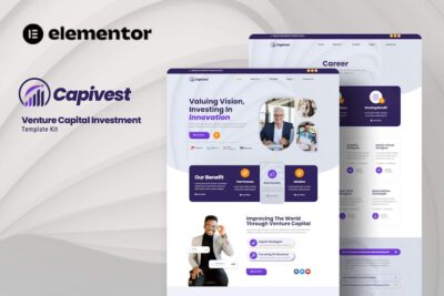 Capivest - Venture Capital Investment Elementor Template Kit