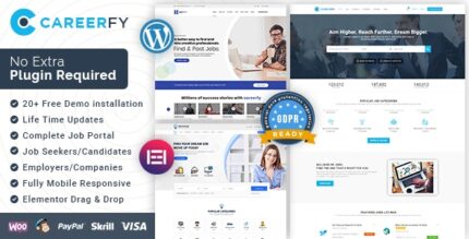 Careerfy - Job Board WordPress Theme v9.6.0