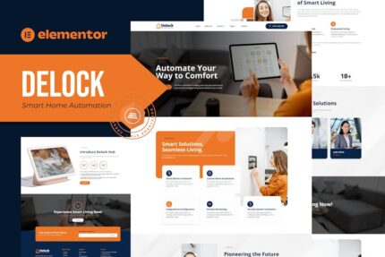 Delock - Smart Home Automation Elementor Template Kit