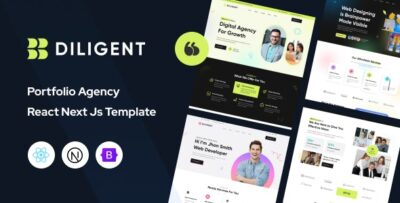 Diligent - Creative Agency & Portfolio React Next Js Template