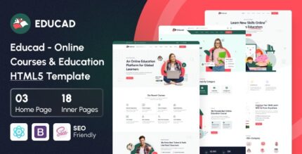 Educad - Online Courses & Education HTML5 Template