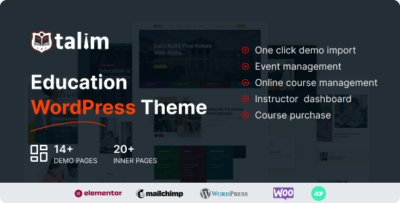 Education WordPress Theme School Education Website LMS WordPress