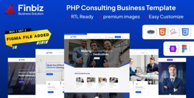 Finbiz - PHP Consulting Business Template