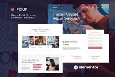 FixUp - Gadget Repair Services Elementor Template Kit