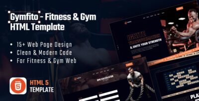 Gymfito - Fitness & Gym HTML Template