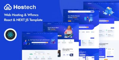 Hostech - Web hosting & WHMCS React & NEXT JS Template