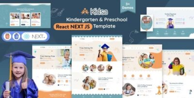 Kidsa - Kindergarten & School React NEXT JS Template