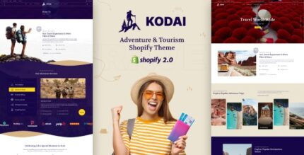 Kodai - Outdoor Sports, Travel Shopify Theme