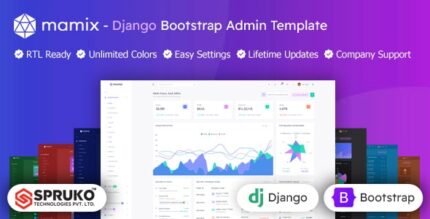 Mamix - Django Framework Admin Dashboard Template