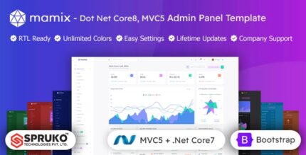 Mamix - DotNet Admin Dashboard Template