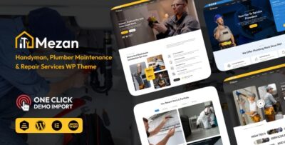 Mezon - Plumber, Handyman Services WordPress Theme