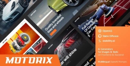 Motorix — Car Repair, Shop & Detailing WordPress Theme