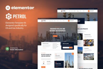 Petrol – Oil & Gas Industry Elementor Template Kit