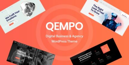 Qempo - Digital Agency Services WordPress Theme v1.3.4