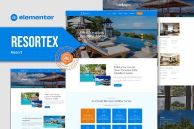 Resortex - Hotel & Resort Elementor Pro Template Kit