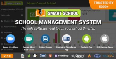 Smart School - School Management System v7.0.1