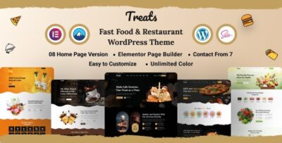 Treats - Fast Food & Restaurant WordPress Theme