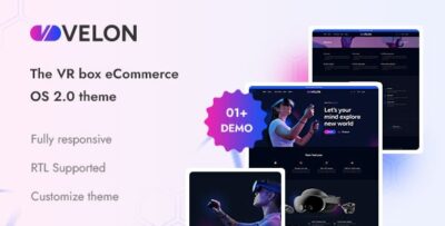 Velon - VR Box Ecommerce Shopify 2.0 Theme