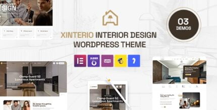 Xinterio - Interior Design WordPress Theme