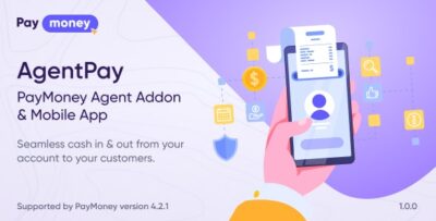 AgentPay - PayMoney Agent Addon & Mobile App v1.0