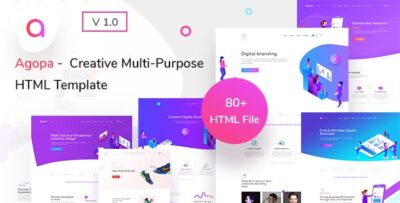 Agopa - Creative Multipurpose HTML Template