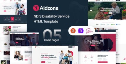 Aidzone – NDIS Disability Service HTML5 Templete