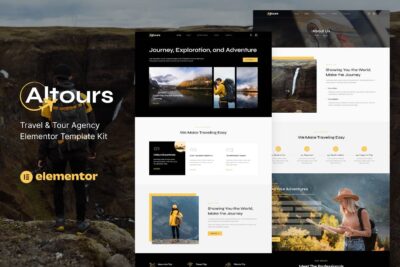 Altours - Travel & Tour Agency Elementor Template Kit