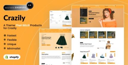 Crazily - Fashion and Clothing Shopify 2.0 Theme