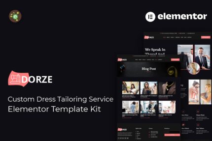 Dorze - Custom Dress Tailoring Service Elementor Pro Template Kit