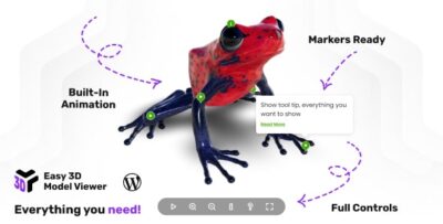 Easy 3D Model Viewer WordPress Plugin
