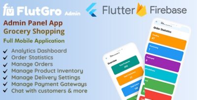 FlutGroAdmin - Flutter Companion App for FlutGro Customer App