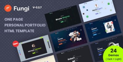 Fungi - Personal Portfolio Html Template v2.2.7