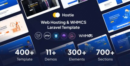 Hostie - Laravel 11 Hosting & WHMCS Template