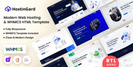 Hostingard - Web Hosting HTML Template with WHMCS v1.3.0