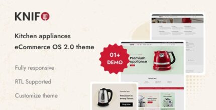 Knifo - Shopify 2.0 Kitchen Appliances Store Theme