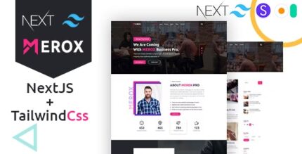 Merox - Nextjs React Corporate Tailwind CSS Template