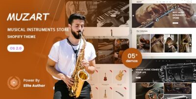 Muzart - Musical Instruments Store Shopify 2.0 Theme