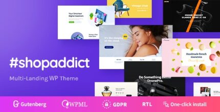 Shopaddict - WordPress Landing Pages To Sell Anything v1.1.4